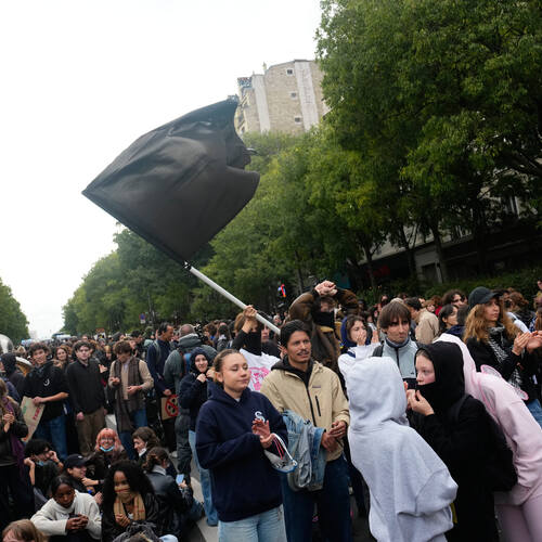 protest Francúzsko