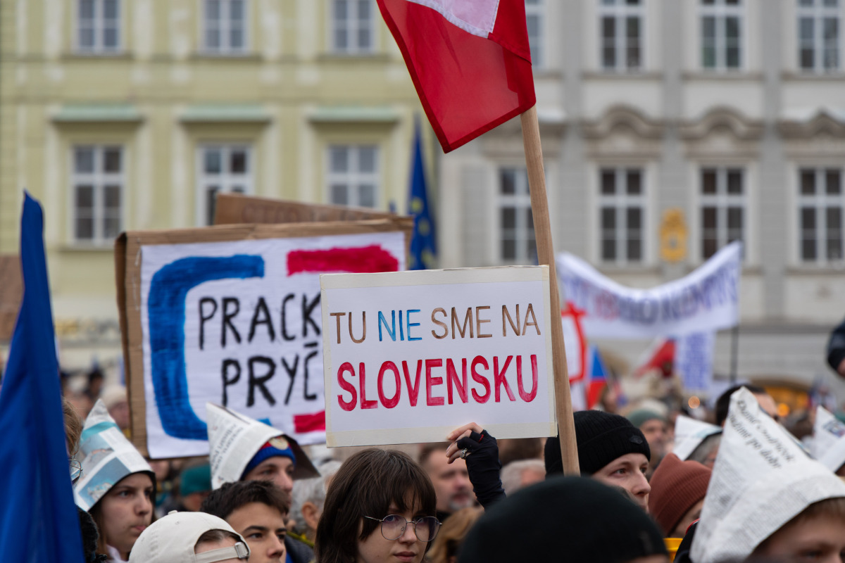 Praha protest