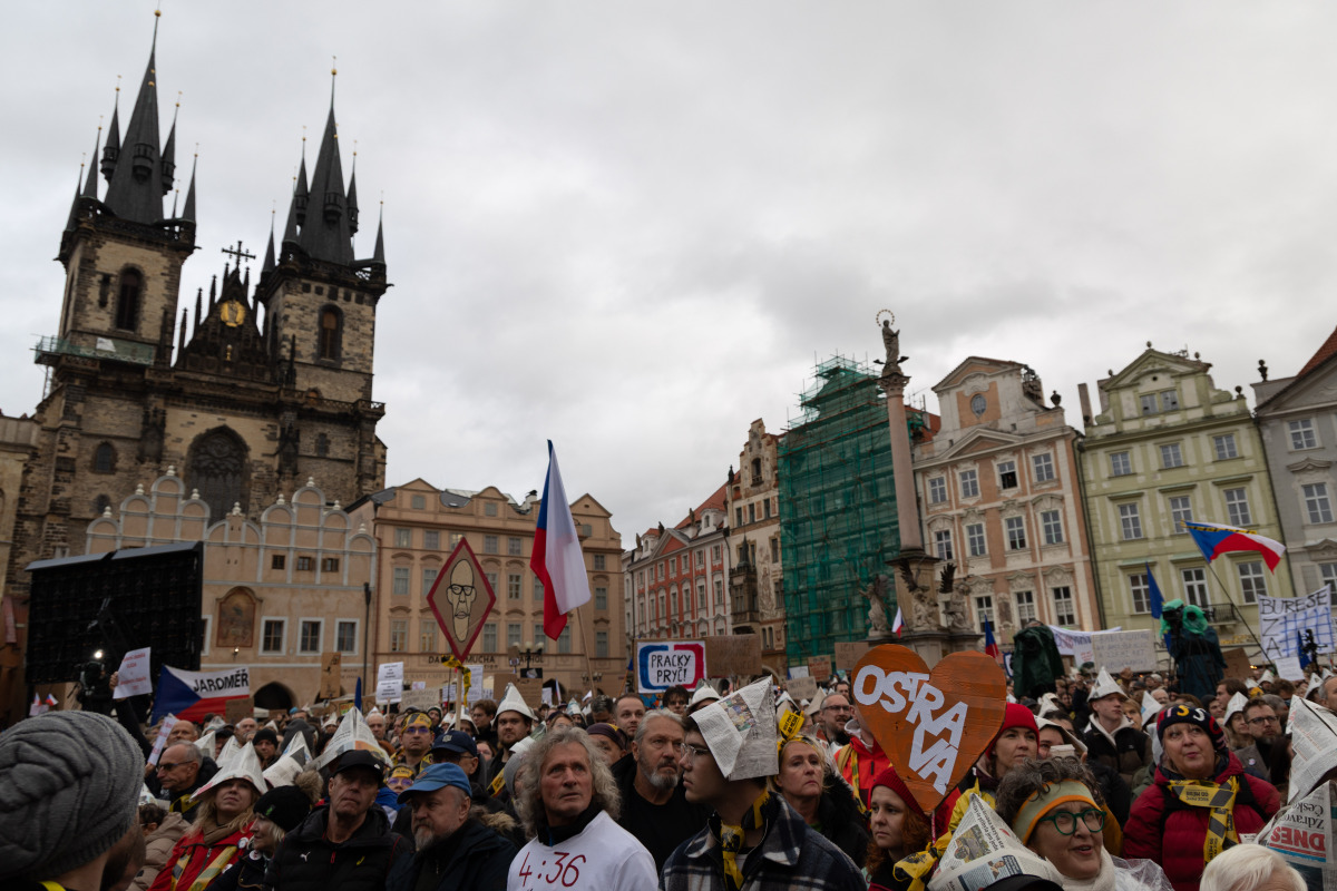  Praha protest