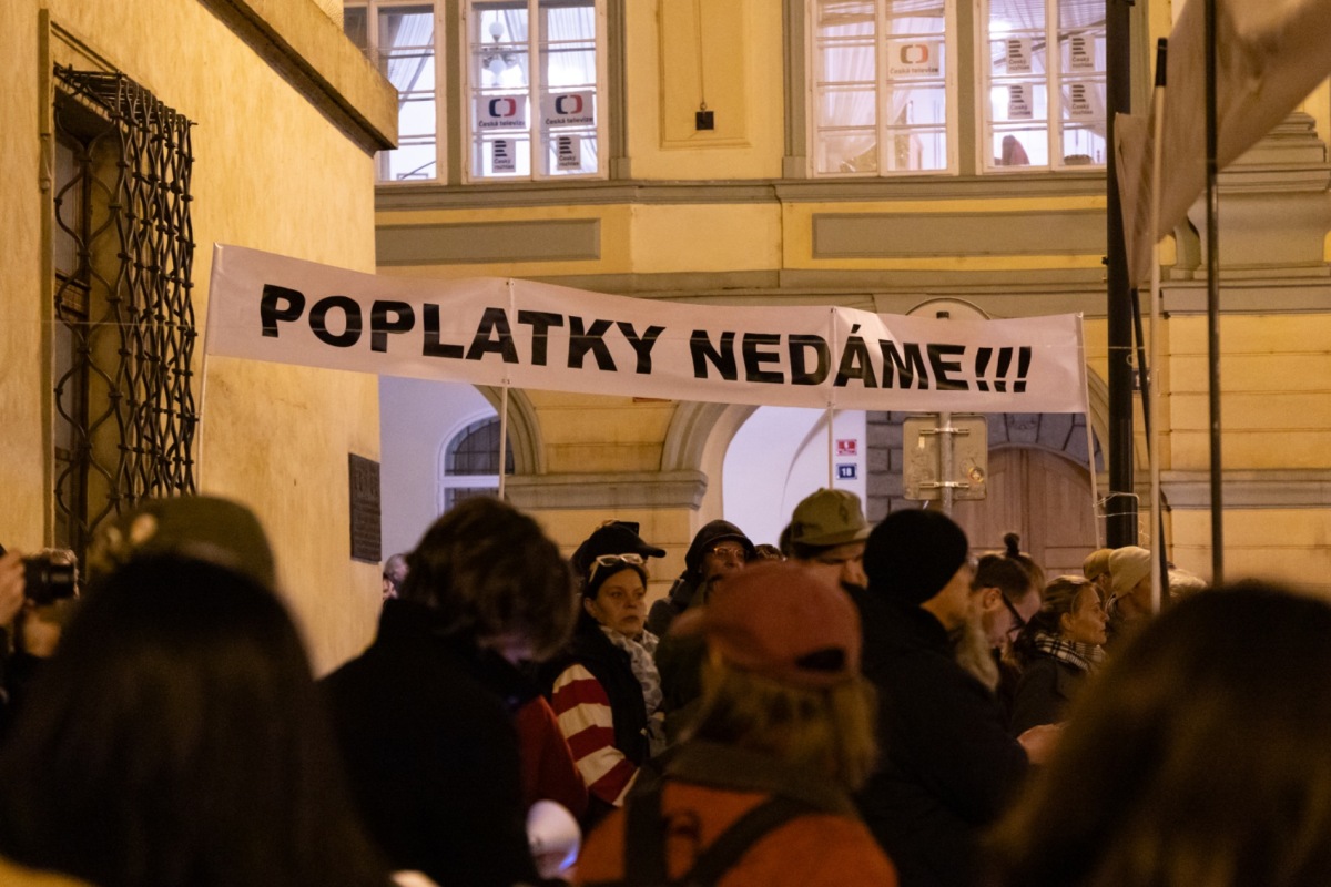 Praha protest