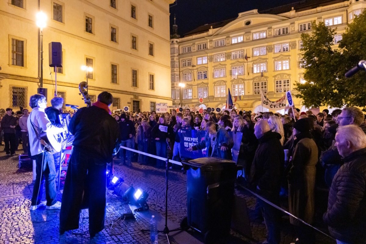 Praha protest