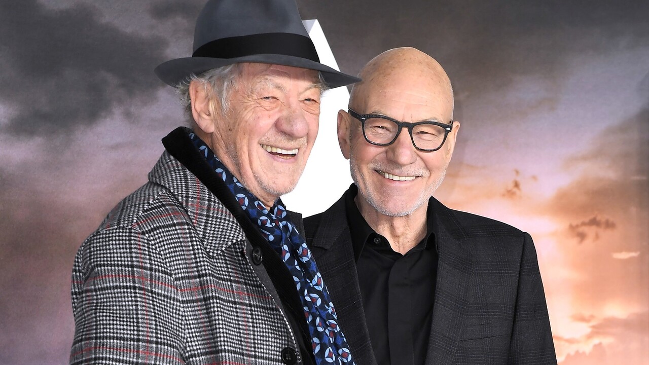 Ian McKellen and Patrick Stewart