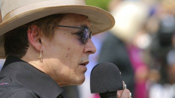 Herec Johnny Depp žartoval o vražde prezidenta Trumpa