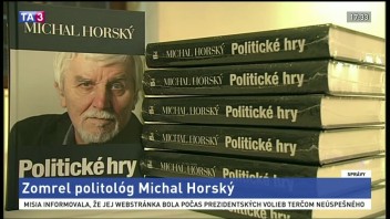 Vo veku nedožitých 75 rokov zomrel politológ a publicista Michal Horský