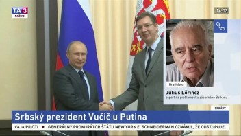 Odborník na Balkán J. Lőrincz o ceste srbského prezidenta do Ruska