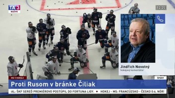 J. Novotný o blížiacom sa zápase slovenských hokejistov s Ruskom na MS