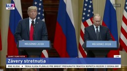 TB D. Trumpa a V. Putina po spoločnom rokovaní