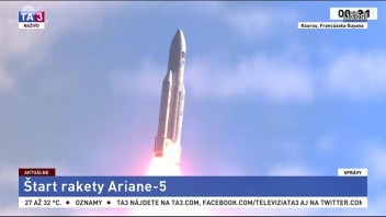 V. Lichvár o štarte rakety Ariane-5