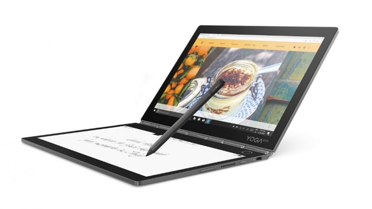 Inovatívny notebook s duálnym monitorom a E Ink technológiou