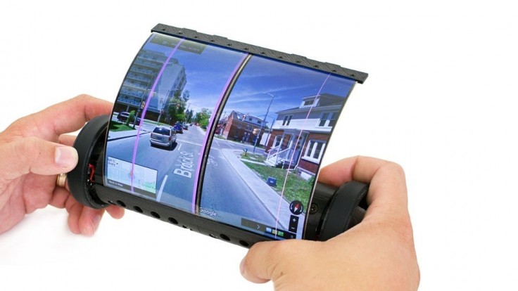 Tablet s rolovacím displejom pripomína staroveké zvitky