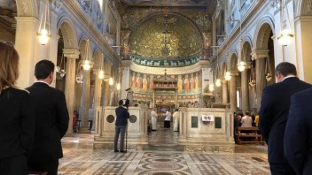 Danko a Vondráček si v Ríme pripomenuli úmrtie svätého Cyrila