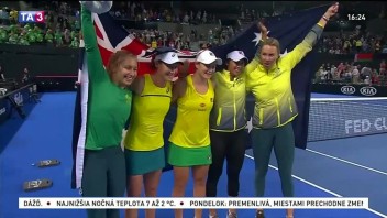 Austrália vyradila Bielorusko, postupuje do finále Fed Cupu
