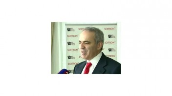 Šachová  ikona Garym Kasparov navštívil Slovensko