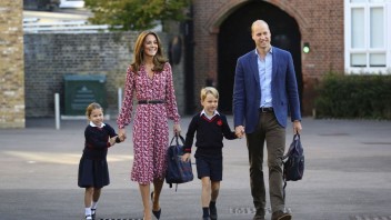 Fotogaléria: Princezná Charlotte absolvovala prvý deň v škole