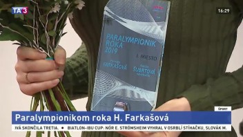 Paralympionikom roka sa stala úspešná lyžiarka H. Farkašová