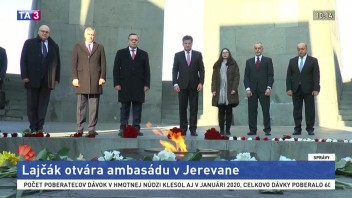 Lajčák je na návšteve Arménska, otvára slovenské veľvyslanectvo