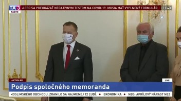 Predseda NR SR B. Kollár podpísal memorandum s Jednotou dôchodcov