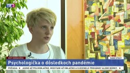 Psychologička L. Košťálová o dôsledkoch pandémie