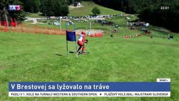 V Brestovej lyžovali na tráve, na štart sa postavilo 77 pretekárov