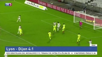 Po preložení prvého kola Ligue 1 privítali futbalisti Lyonu Dijon