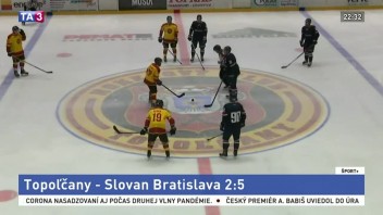 Slovan nedopustil prekvapenie, na ľade Topoľčian zvíťazil