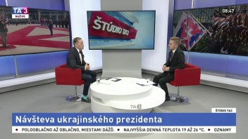 ŠTÚDIO TA3: M. Trubač o návšteve ukrajinského prezidenta