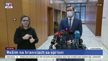 TB ministra M. Krajčího o prísnejšom režime na hraniciach