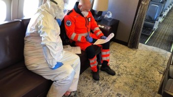 FOTO Do Nemecka už previezli aj druhého Covid pacienta