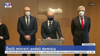 TB bývalých ministrov I. Korčoka, B. Gröhlinga a R. Sulíka po podaní demisie