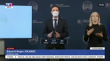 TB premiéra E. Hegera a predstaviteľov vlády o zrušení núdzového stavu