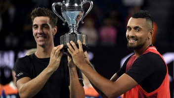 Víťazmi mužskej štvorhry na Australian Open sa stali tenisti Kyrgios a Kokkinakis