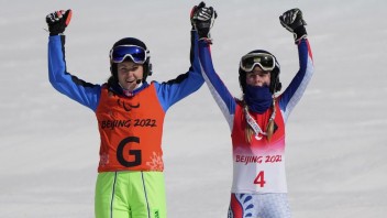 Slovensko má zlato. Paralympionička Rexová triumfovala na hrách v Pekingu v super-G