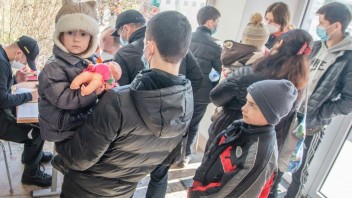 Ukrajinskí utečenci našli nový domov pod Zoborom