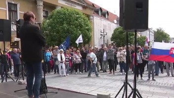 Slovenský občan, žobrák Európy. V Trnave sa konal protest proti zhoršovaniu sociálnej úrovne