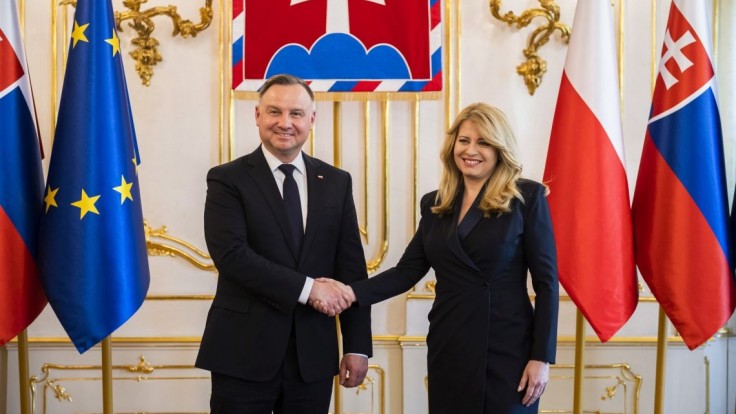 Poľský prezident Andrzej Duda pricestoval na Slovensko, stretol sa s Čaputovou