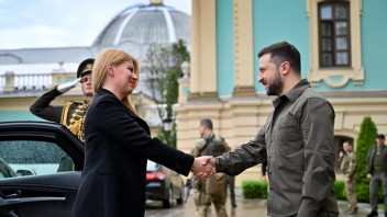 FOTO: Prezidentka je na návšteve Ukrajiny, stretla sa so Zelenským