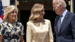 Prvá dáma Ukrajiny navštívila Bidenovcov v Bielom dome, diskutovali aj o dôsledkoch vojny