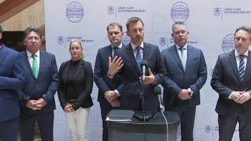TB premiéra E. Hegera a ministrov z hnutia OĽANO po rokovaní vlády v novej zostave