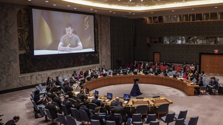 Rusko porušuje medzinárodné právo, povedal Zelenskyj Bezpečnostnej rade OSN