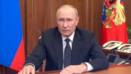 Putin prisľúbil hájiť anektované ukrajinské územia: Za nami je pravda, za nami je Rusko!