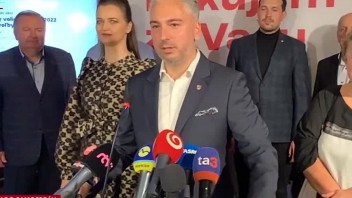 TB košického župana R. Trnku po vyhlásení predbežných výsledkov