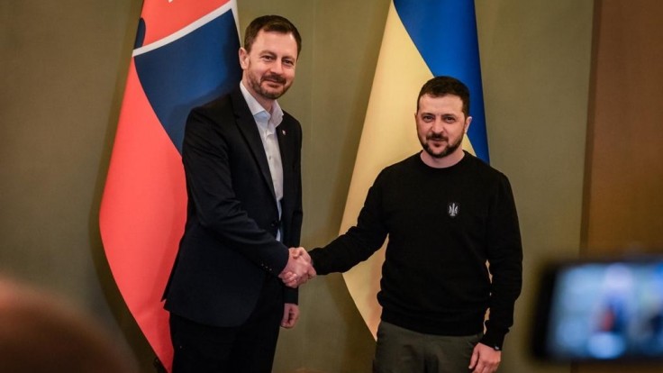 FOTO: Heger sa stretol so Zelenským, ukrajinský prezident žiada Slovensko o pomoc pri obnove miest