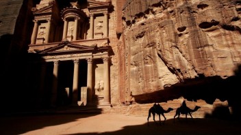 V starobylom meste Petra objavili obrovskú skrytú plošinu