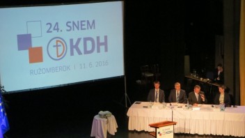 V KDH si zvolia nového predsedu, o post zabojujú piati kandidáti