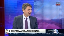 40 minút s R. Kaliňákom/ 2 roky primátora Nesrovnala/ Schválili štátny rozpočet/ Aktuálne parlamentné dianie