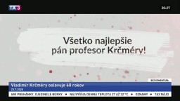 Vladimír Krčméry oslavuje 60 rokov