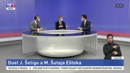 Duel J. Šeligu a M. Šutaja Eštoka / Boj s pandémiou a očkovanie / Joe Biden a obrat americkej politiky / Európske témy a vakcinácia
