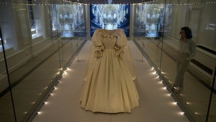 Svadobné šaty britskej princeznej Diany.