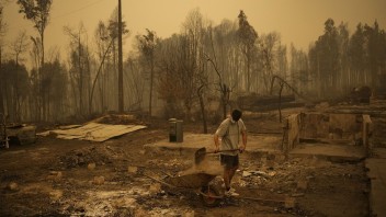 Lesné požiare v Čile