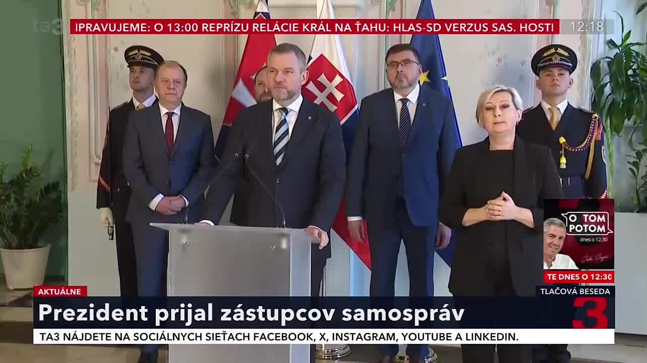 Prezident otvoril tému decentralizácie. Pellegrini chce, aby samosprávy dostali viac právomocí